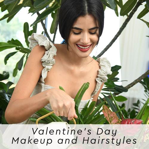 Valentine's Day Makeup and Hairstyles