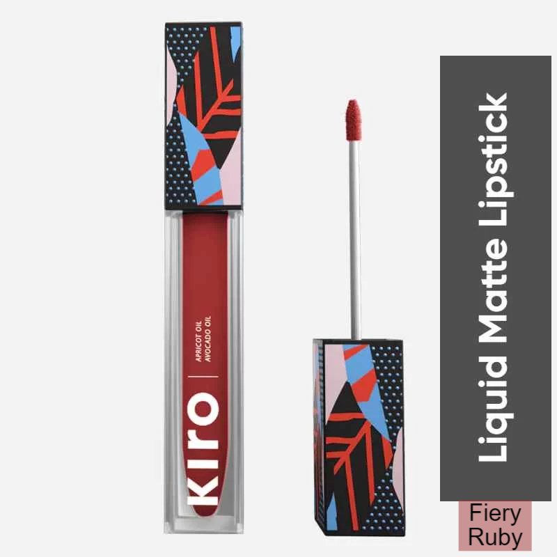 Kiro Non-stop Airy Matte Fiery Ruby Liquid Lipstick