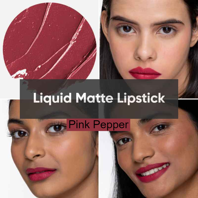 Kiro Non-stop Airy Matte Pink Pepper Liquid Lipstick